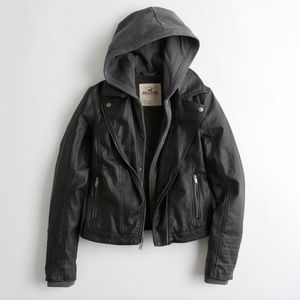 Hollister Faux Leather Jacket. Women’s